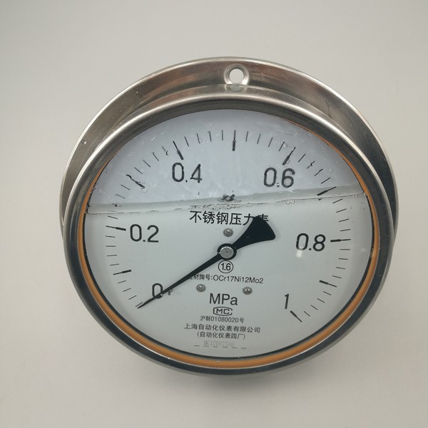 充油不锈钢压力表